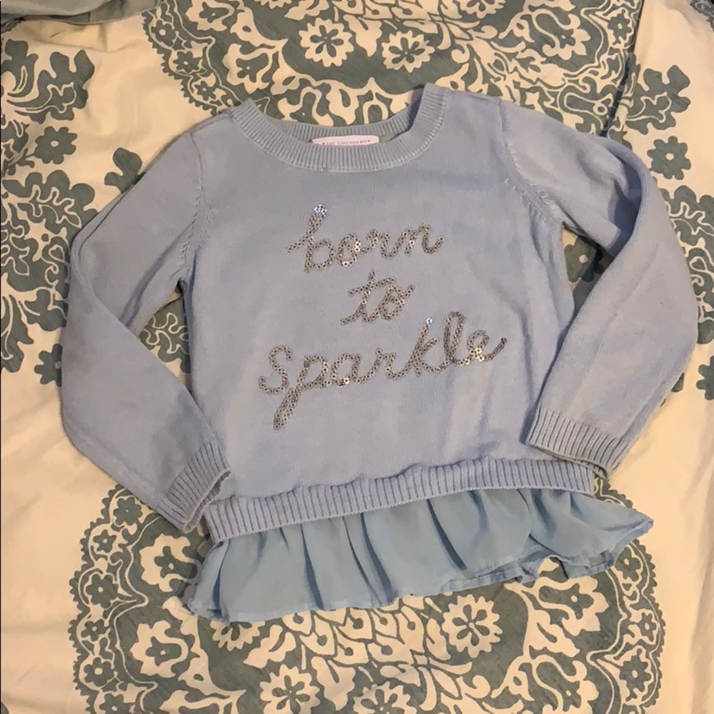🌟5️⃣for💲25🌟 EUC Sparkly girls sweater!
